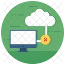 Offline Symbol Cloud Crossed Internet Disconnected Icon