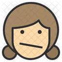 Discontent Emotion Face Icon