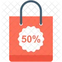 Discount Bag Shopping Icon