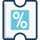 Discount Commerce And Shopping Percentage Icon