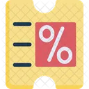 Discount Commerce And Shopping Percentage アイコン