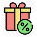 Discount Gift Box Sales Icon