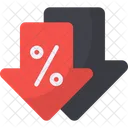 Discount Arrow Low Price Icon