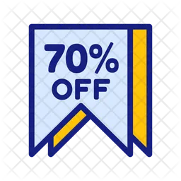 Discount 70%  Icon