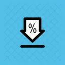 Discount Percentage Label Icon