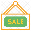 Discount Signboard Hanged Icon