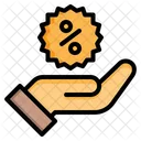 Discount Hand Offer Icon