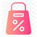 Discount Sales Shopping Bag Icon