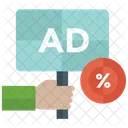 Discount Ad  Icon