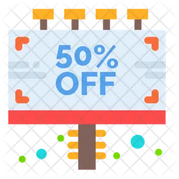 Discount Advertisement  Icon