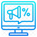 Discount Advertising  Icon