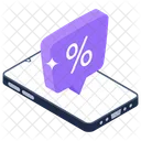 Discount App Discount Chat Discount Message Icon