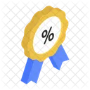 Discount Badge Reduction Exemption Symbol