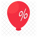 Shopping Discount Shopping Sale Discount Balloon Icon
