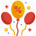 Discount Balloon  Icon