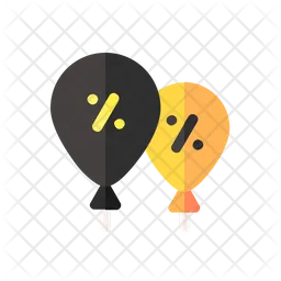 Discount Balloon  Icon