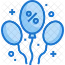 Discount Balloon  Icon