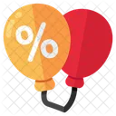 Shopping Discount Shopping Sale Discount Balloons Icon