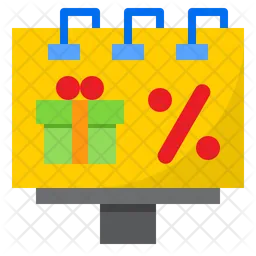 Discount Billboard  Icon