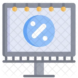 Discount Billboard  Icon