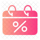 Discount Board Hanging Board Sale Icon