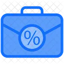 Discount Briefcase  Symbol