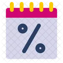 Discount Calendar  Icon