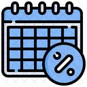 Discount Calendar  Icon