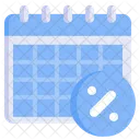 Discount Calendar  Icon