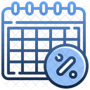 Discount Calendar  Icon