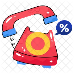 Discount call  Icon