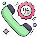 Discount Call  Icon