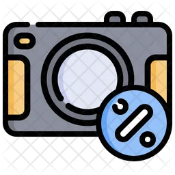 Discount Camera  Icon