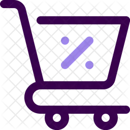 Discount Cart  Icon