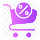 Discount cart  Icon