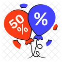 Discount Celebration  Icon