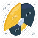 Discount Chart Data Analytics Infographic Icon