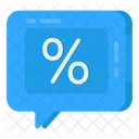 Discount Chat Discount Message Discount Communication Icon