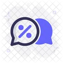 Chat Message Discount Icon