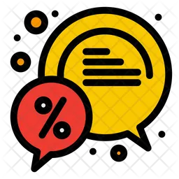 Discount Chat  Icon