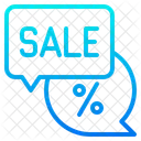 Discount Chat  Icon