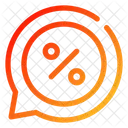 Discount Chat  Icon