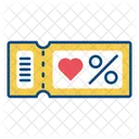 Discount Coupon Ticket Icon