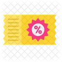 Discount Coupon Sale Icon