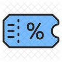 Discount Coupon Sale Icon