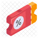 Discount Coupon Ticket Icon