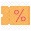 Coupon Voucher Sale Icon