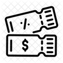 Coupon Gift Sale Icon