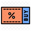Discount Coupon  Icon