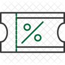 Discount Coupon  Icon